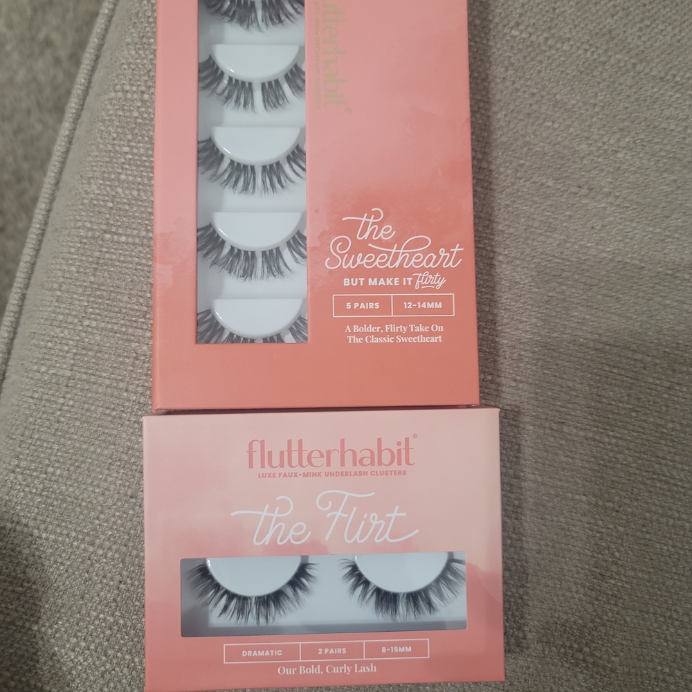 Sweetheart But Flirty LE & The Flirt Dramatic Lashes - Black